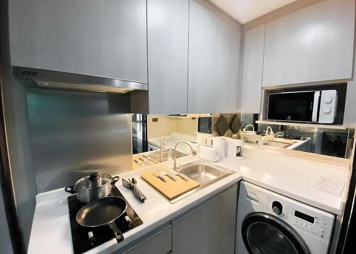 Apartamento Tropical Paradise 1br - Ultra Fast Wifi - Thong Lo Banguecoque