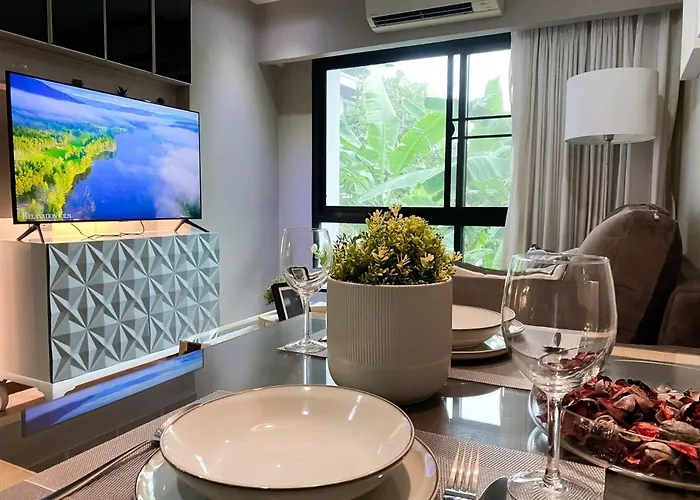Tropical Paradise 1br - Ultra Fast Wifi - Thong Lo Apartamento *
